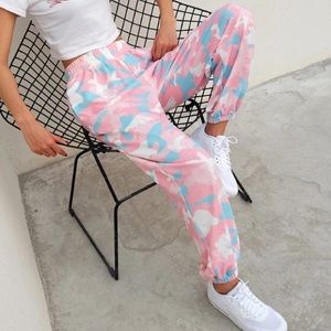 Pink Camo Joggers